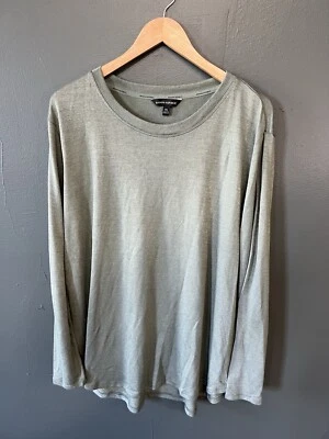 Banana Republic Mens Green Long Sleeve T-shirt Size 2XL - Image 1 of 2