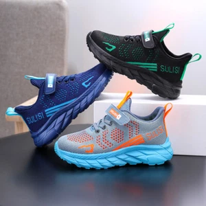 Nuovissime scarpe da ginnastica in rete traspiranti comode sneakers per bambini - Foto 1 di 36