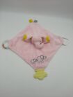 Stephan Baby w/Elephant Pink Lovey Security Blanket Teether Rattle Girl 