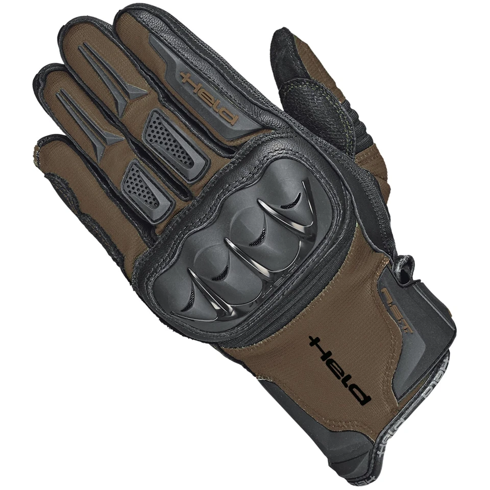 -HELD- Motorcycle Gloves Size 8 Sambia Perforated Super Ventilation Braun - Image 1 of 4