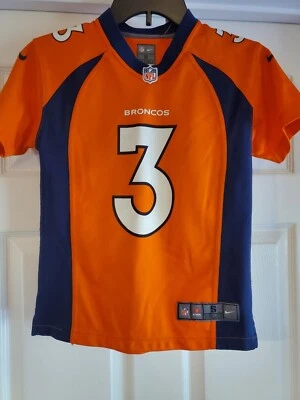 Camiseta deportiva cosida juvenil Russell Wilson Denver Broncos en el campo Nike - talla pequeña Foto 1 de 4