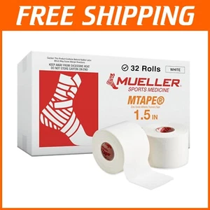 Latex Free Sports Tape - 32 Rolls, Easy Tear for Team Performance & Support - Picture 1 of 10