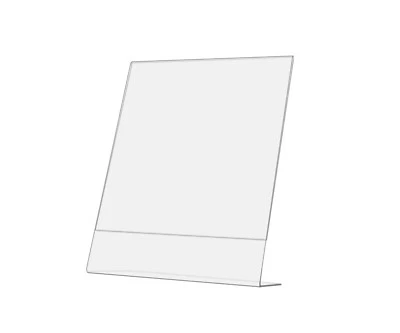 25 Pack 8"W x 10"H Sign Holder Menu Display Frame Slant Back Side Load - Image 1 of 4