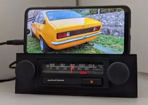 Sintonizador FM de radio de coche clásico Grundig WK 1010 + MP3 AUXILIAR - Opel Manta Kadett - Imagen 1 de 13