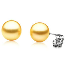 10mm Golden South Sea Pearl Earrings $2,199 pacific pearls® Gifts for...