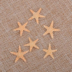 100 PCS NATURAL TAN FLAT STARFISH STAR SEA SHELL BEACH - Picture 1 of 4