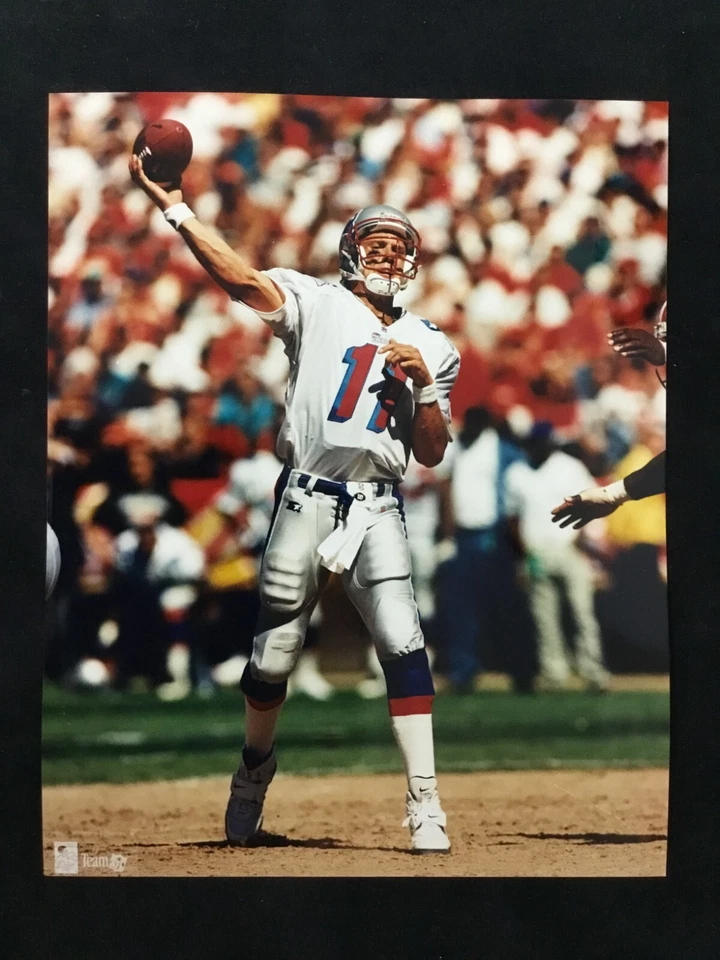 Drew Bledsoe No. 11 New England Patriots Fútbol 8x10 Color Foto IV Foto 1 de 1