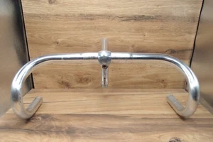 drop bar handlebar 3 TTT Criterium made in Italy + quill stem 3 TTT 22.2 mm road - Picture 1 of 21
