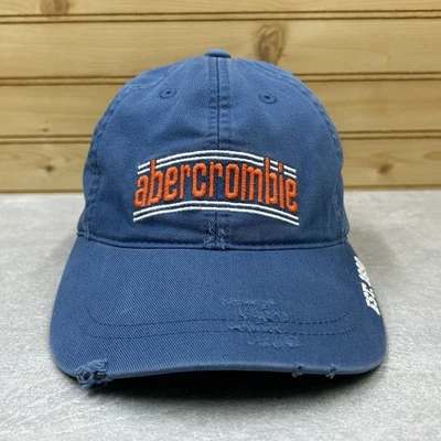 Vintage 90s Abercrombie And Fitch Youth SM Hat Baseball Cap Distressed New York - Image 1 of 4