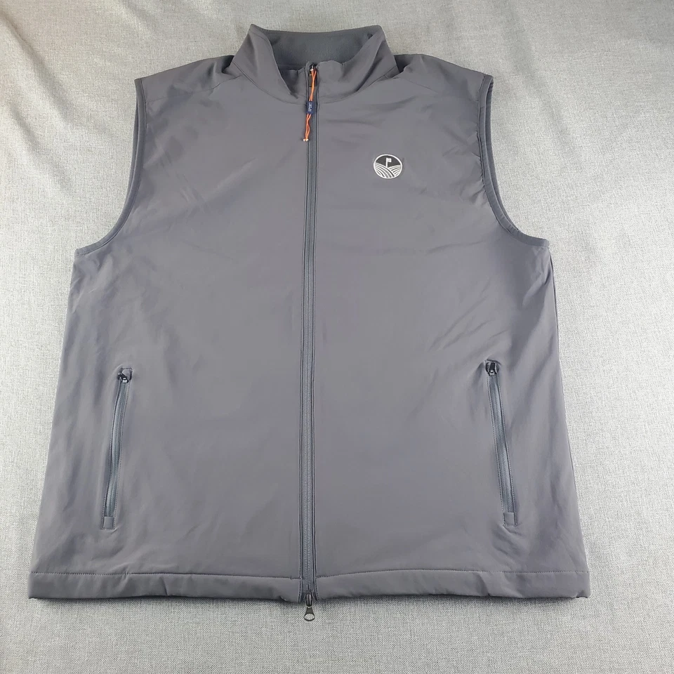 Coobs Creek Golf Donald Ross Sport Tristan Chaleco Para Hombres XXL Cremallera Completa Sin Mangas Foto 1 de 4