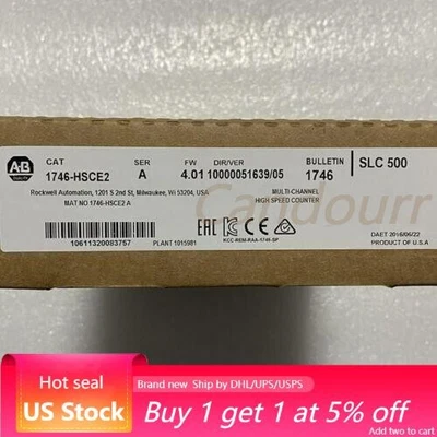 Nuevo módulo de contador multicanal de alta velocidad AB 1746-HSCE2 SER A sellado Foto 1 de 2