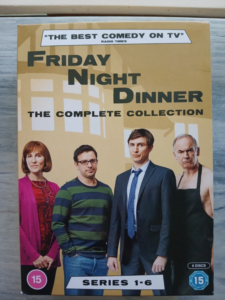 FRIDAY NIGHT DINNER COMPLETE COLLECTION SERIES 1+2+3+4+5+6 New Region 4 DVD - image 1 of 3