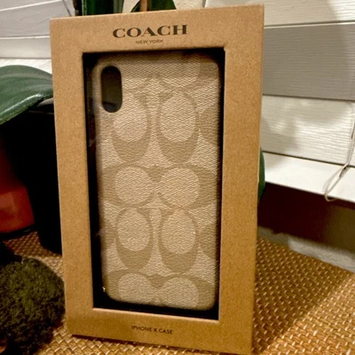 New Coach iPhone Xs / X Case Ivory - F27296 - Image 1 of 4