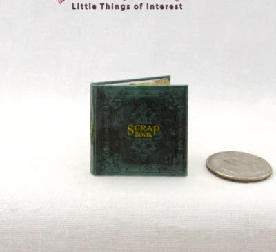 LITTLE THINGS OF INTEREST PHOTO SCRAPBOOK 1:12 Scale Miniature Book Vintage Photo Album