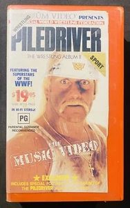 PILEDRIVER THE WRESTLING ALBUM II WWE WWF WRESTLING HULK HOGAN VHS VIDEO TAPE - Picture 1 of 2