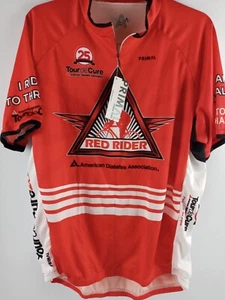 Primal Bicycle Jersey Men Size 2XL Red with Back Pocket Pouch Full Zip Up  - Picture 1 of 12