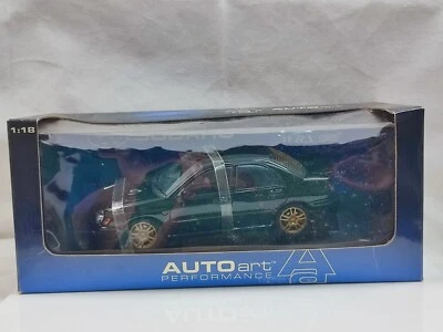 Autoart 1/18 2001  Subaru Impreza WRX STi Black New Age New Rare  - Image 1 of 4