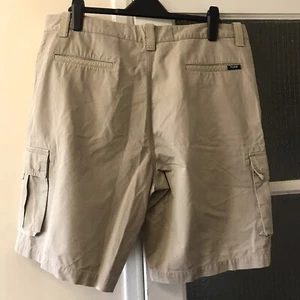 Maine 39" Cargo/ Utility Shorts Beige Men's Waist 39" Zipped Pockets cotton - Picture 1 of 11