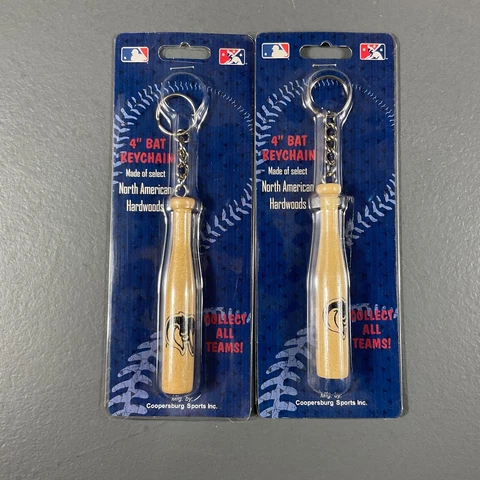 Baltimore Orioles Wooden 4 In. Bat Keychain MLB Baseball Black Sports - LOT OF 2 Cover