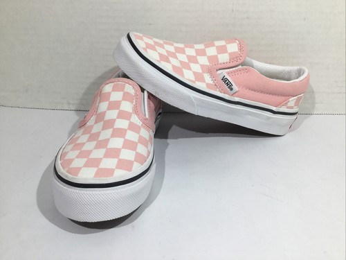 Mocassini slip on rosa a scacchiera VANS bambini taglia 10 5 EU 27 CK1 158
