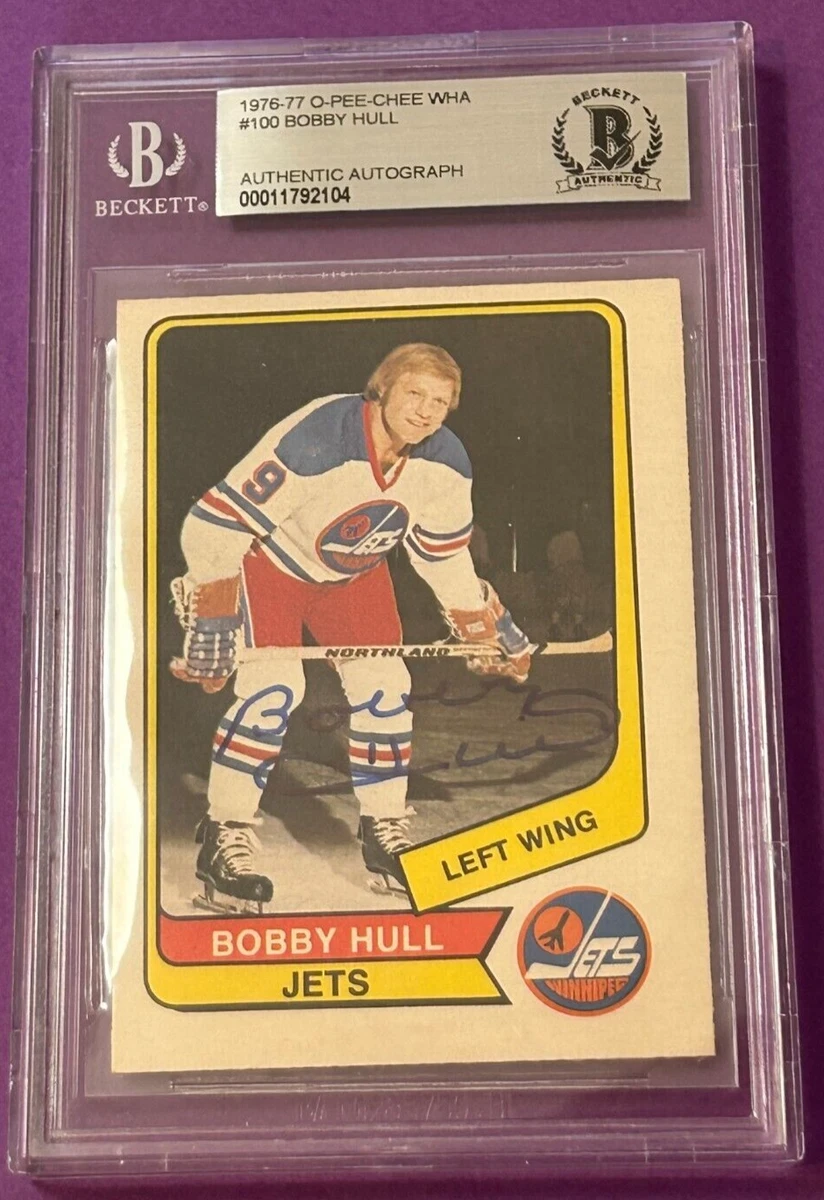 Bobby Hull Ice Hockey Autographed Sports Trading Card Singles for