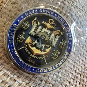 Navy September 11 2001 Challenge Coin 9-11 Ten Year Anniversary Skull Anchor USN - Picture 1 of 5