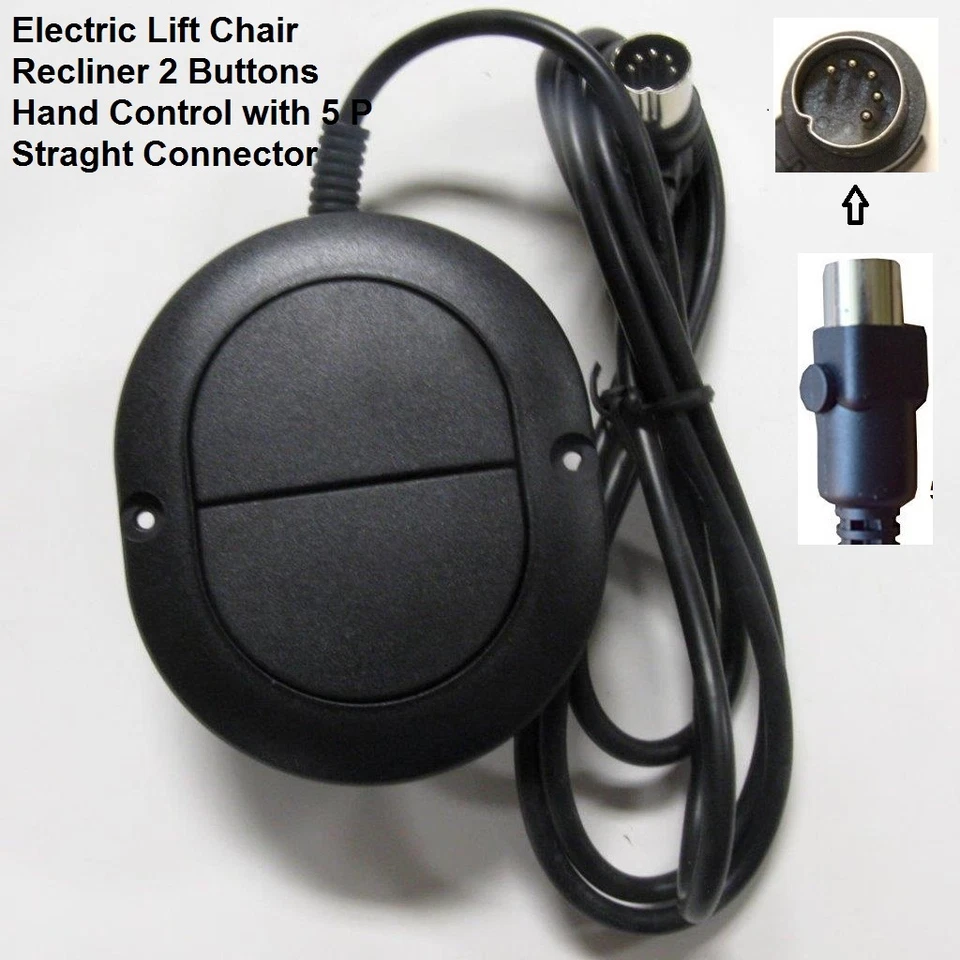 Okin Limoss Lift Chair Power Recliner Oval Recessed Hand Control With 2 Buttons