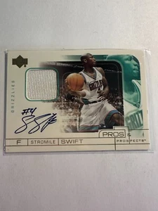 K113,130 - 2001-02 UD Pros and Prospects Game Jerseys Auto #SSA Stromile Swift - Picture 1 of 1