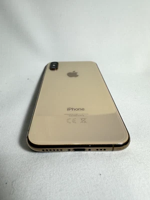 Repuesto de marco de carcasa de vidrio trasero OEM Apple iPhone XS - dorado Foto 1 de 4