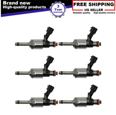 6PCS Fuel Injector FJ1138 For Ford Expedition 3.5L  Turbocharged 2015 2016 2017 - Image 1 of 4