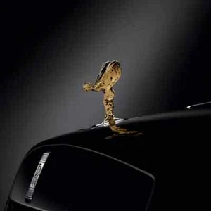 Rolls Royce Spirit of Ecstasy Ghost Dawn Wraith Cullinan Phantom Gold - Picture 1 of 1