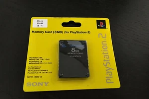 SCPH-10020 OFFICIAL SONY PS2 MEMORY CARD 8MB MAGIC GATE NEW SEALED FREE SHIPPING - Picture 1 of 2