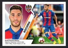 ROCHINA #13 LEVANTE 2019-20 CHROME PANINI LA LIGA ESTE SANTANDER 19/20