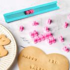 Outil de gaufrage créatif pour cookies 150 pièces à faire soi-même numéro d'alphabet timbres lettres