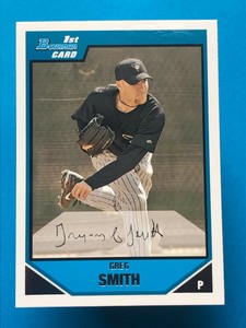 2007 Bowman Prospects Greg Smith #BP85