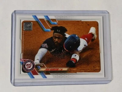 Advanced Stats SP JOSH HARRISON 2021 Topps Series 1 #290  /300  Nationals - Image 1 of 2