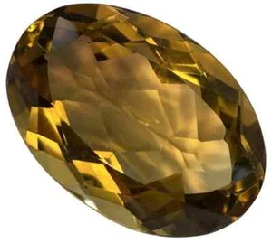 97.45 cts Honey Oval yellow Topaz Loose Gemstone - Picture 1 of 5