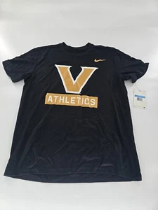 Nike Vanderbilt Athletics Black Legend Short Sleeve Tshirt Sz Medium M New Read - Picture 1 of 8