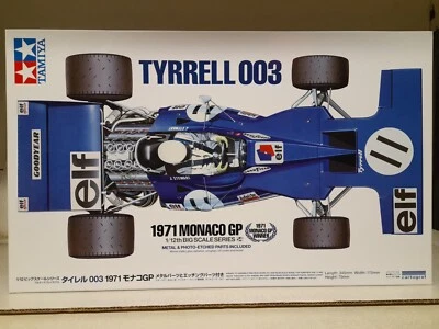 Tamiya 12054 Tyrrel 003 GP Monaco 1971 kit 1/12 - Immagine 1 di 2