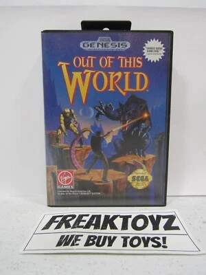 Sega Genesis Out of This World with Box, No Instructions - Image 1 of 4