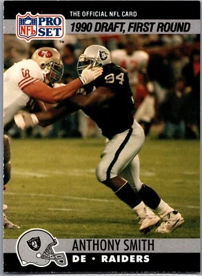 1990 NFL Pro Set - #679 Anthony Smith - Image 1 of 2