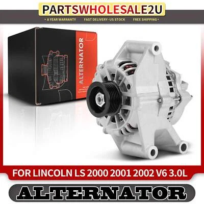 Alternador nuevo para Lincoln LS 2000 2001 2002 3,0 L 110A 12 V CW polea de 6 ranuras Foto 1 de 4