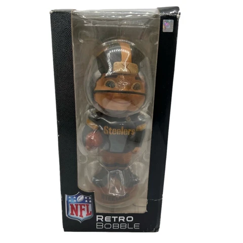 Pittsburgh Steelers Retro Bobble Forever Collectibles NFL Figure 8” Cover
