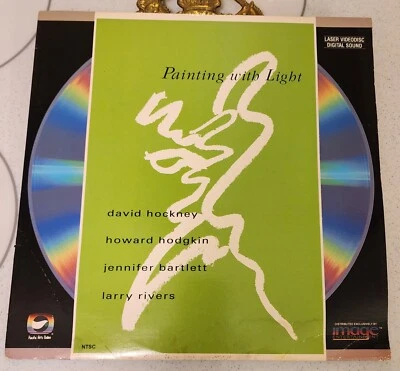 PAINTING WITH LIGHT David Hockney, Howard Hodgkin, Larry Rivers ART Laserdisc LD - Image 1 of 2