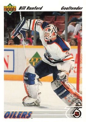 Bill Ranford 1991 Upper Deck #117 Edmonton Oilers - Image 1 of 2