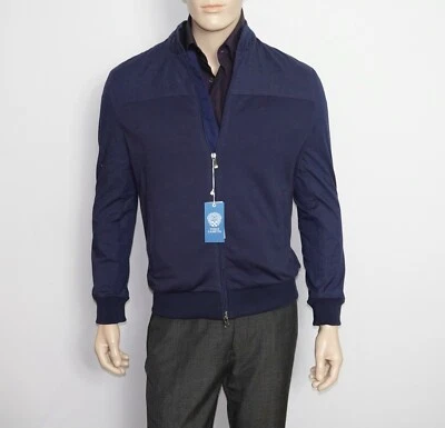 $195 NEW Vince Camuto Jacket in Blue Size Small Cotton  - Image 1 of 4
