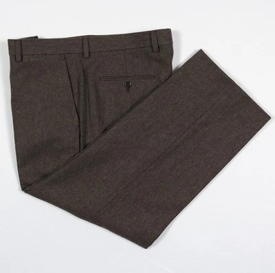 MINT J.Crew Kenmare x Moon Worsted Wool /Cotton Tweed Herringbone Pants 36 x27 - Image 1 of 4