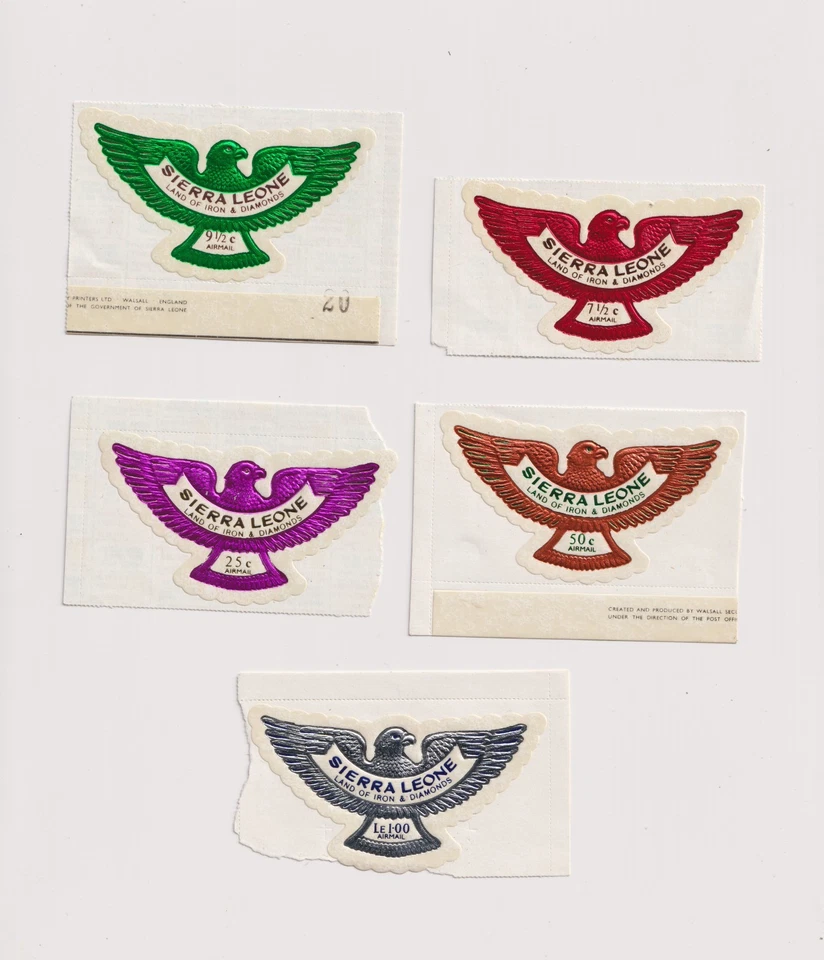 Sierra Leone 1970 Airmail - Diamond, Coconut and Eagle - Stort Set Mint - Image 1 of 1