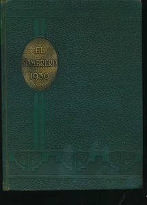 San Antonio TX Main Ave High School yearbook 1930 Texas - Imagen 1 de 2