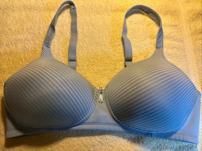 Sujetador Vanity Fair Beauty Back 72389 a rayas forrado sin alambres para mujer 36C azul FR/SHP Foto 1 de 4